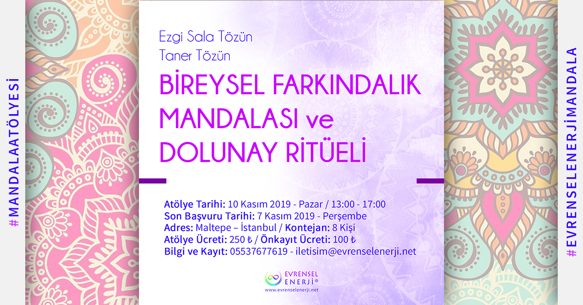 Bireysel Farkındalık Mandalası ve Dolunay Ritüeli